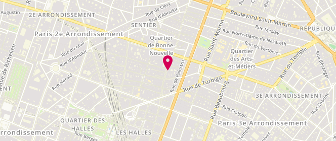 Plan de Le Losange, 150 Saint Denis, 75002 Paris