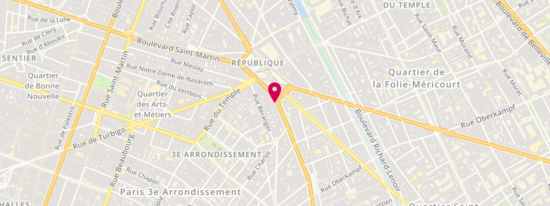 Plan de GROS José, Boulevard du Temple, 75003 Paris