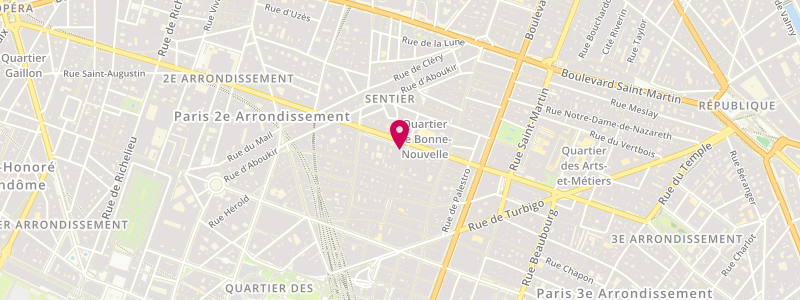 Plan de Le Balto, 75 Rue Réaumur, 75002 Paris