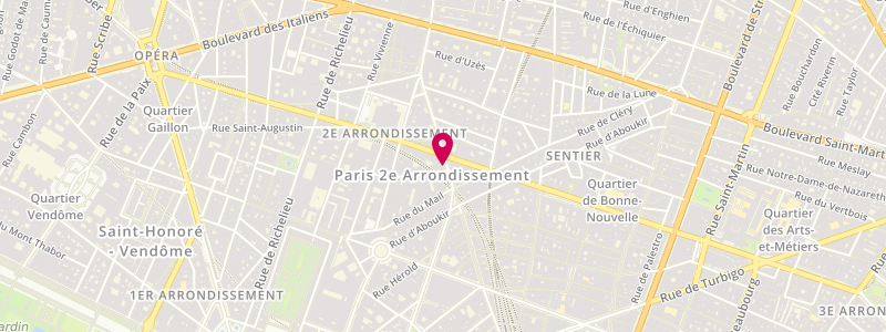 Plan de Le Café Frappé, 95 Rue Montmartre, 75002 Paris