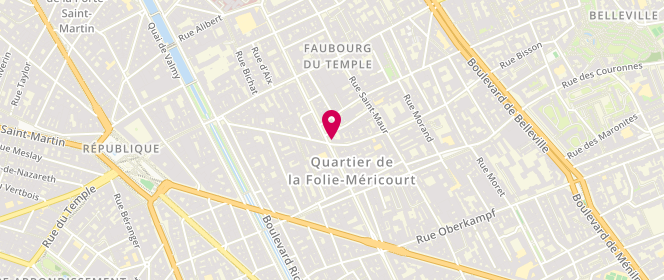 Plan de Le Vizir, 126 Avenue Parmentier, 75011 Paris