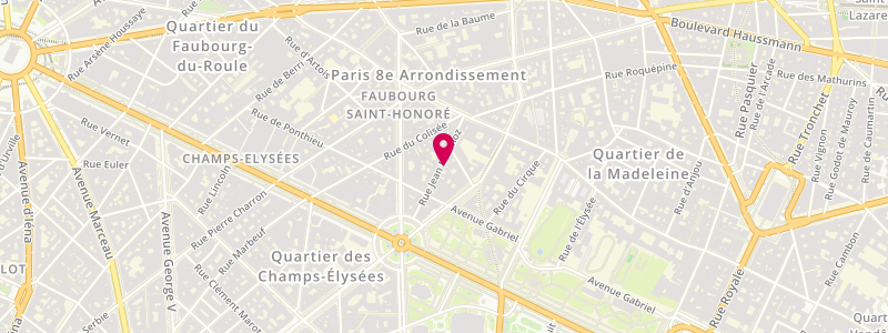 Plan de Le Rabelais, 22 Rue Jean Mermoz, 75008 Paris