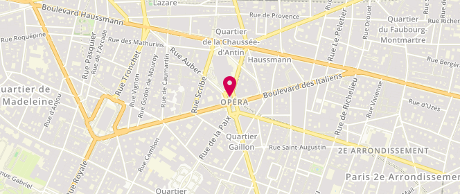 Plan de BAHRI Djamel, Opera B - Kiosque 303204
4 Metro Opera, 75009 Paris