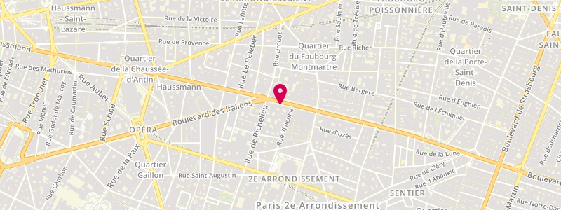 Plan de La Tabatière, 17 Boulevard Montmartre, 75002 Paris