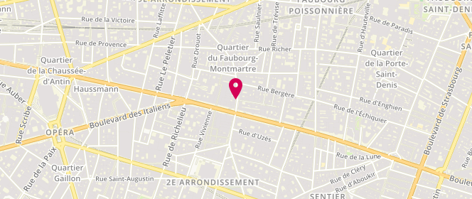 Plan de Le Longchamp, 9 Rue du Faubourg Montmartre, 75009 Paris