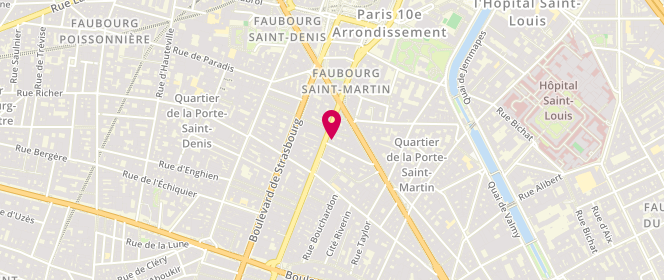 Plan de Le Coq d'Or, 88 Rue du Faubourg Saint-Martin, 75010 Paris