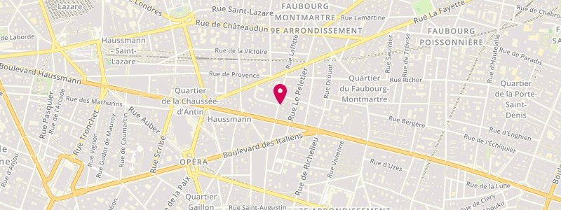 Plan de Le Corona, 22 Rue Laffitte, 75009 Paris