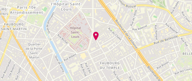 Plan de Le Saint Maur, 217 Rue Saint-Maur, 75010 Paris