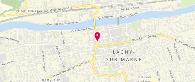 Plan de Le Longchamp, 40 Rue Gambetta, 77400 Lagny-sur-Marne