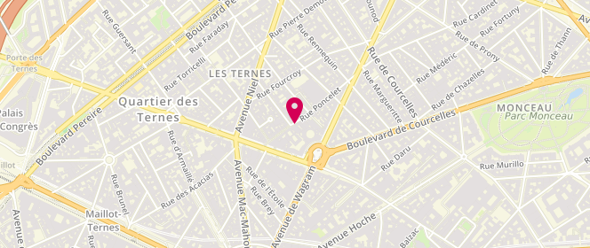 Plan de Civette Ponce, 14 Rue Poncelet, 75017 Paris