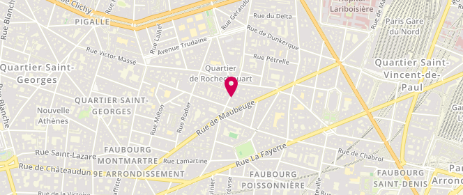 Plan de Le Dunhill, 38 Rue Marguerite de Rochechouart, 75009 Paris