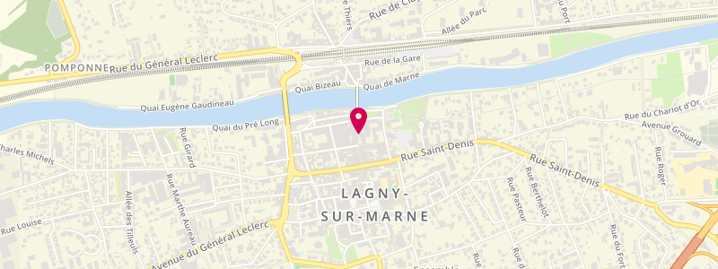 Plan de Civette de Lagny, 21 Rue du Chemin de Fer, 77400 Lagny-sur-Marne