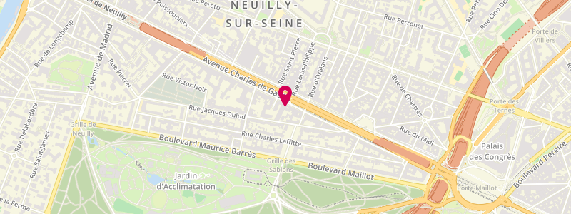 Plan de La Civette de Neuilly, 105 avenue Charles de Gaulle, 92200 Neuilly-sur-Seine
