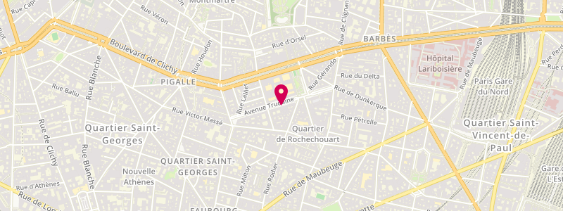 Plan de Les Ptits Gros, 27 avenue Trudaine, 75009 Paris