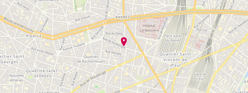 Plan de La Royale, 38 Rue de Dunkerque, 75009 Paris