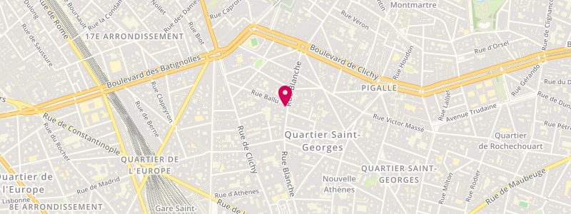 Plan de Le Ballu, 55 Rue Blanche, 75009 Paris