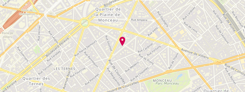 Plan de Le Central, 65 Rue de Prony, 75017 Paris