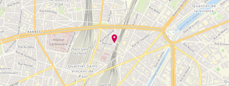 Plan de La Rame, 21 Rue Philippe de Girard, 75010 Paris