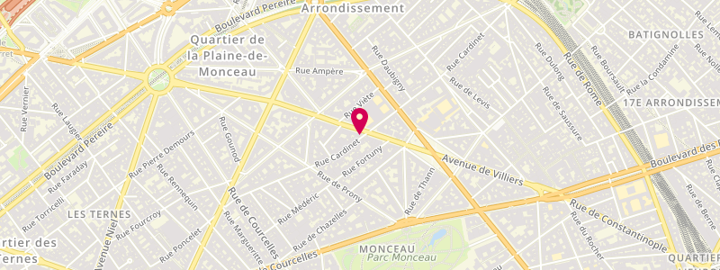 Plan de Brasserie du lycée Carnot, 51 avenue de Villiers, 75017 Paris