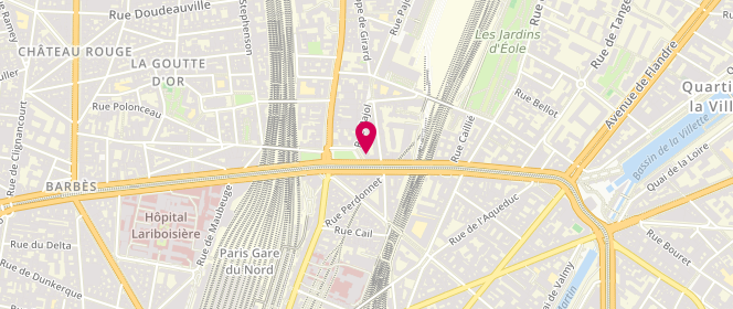 Plan de La Royale, 2 place de la Chapelle, 75018 Paris