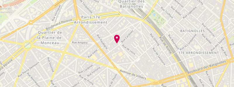 Plan de Le Brazza, 53 Rue de Tocqueville, 75017 Paris