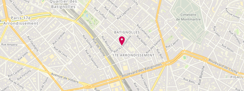 Plan de Le Marigny, 30 Rue des Batignolles, 75017 Paris