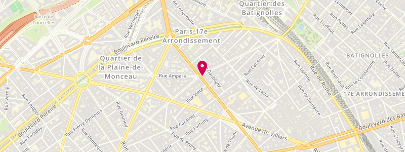 Plan de Le Jouffroy, 47 Rue Jouffroy d'Abbans, 75017 Paris