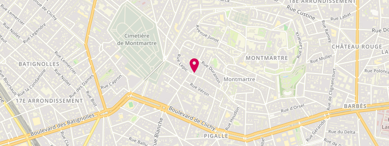 Plan de Le Nazir, 56 Rue des Abbesses, 75018 Paris