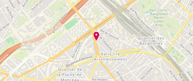 Plan de Le Dragon d'Or, 192 Boulevard Malesherbes, 75017 Paris