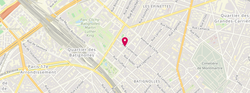 Plan de Le Rallye, 29 Rue Brochant, 75017 Paris