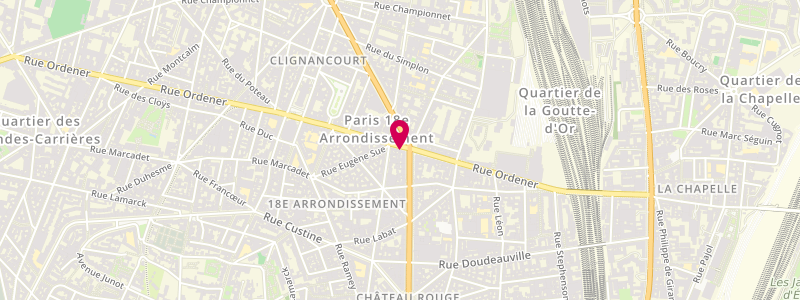 Plan de Le Rallye, 79 Boulevard Barbès, 75018 Paris