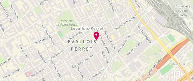 Plan de Café des Sports, 34 Rue Rivay, 92300 Levallois-Perret