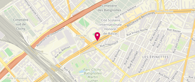 Plan de L'Industrie Café, 125 Boulevard Bessières, 75017 Paris