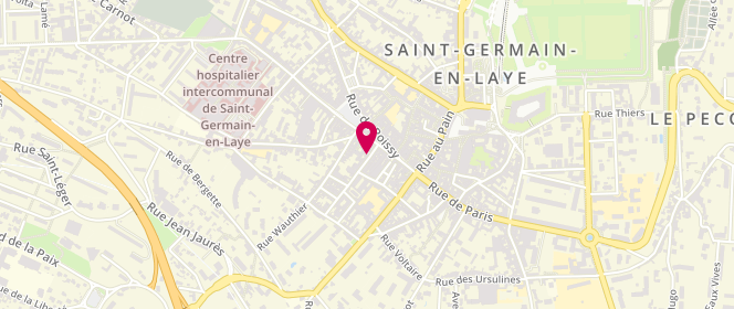 Plan de Le Bar des Amis, 4 Rue Danes de Montardat, 78100 Saint-Germain-en-Laye