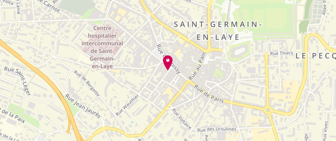 Plan de SNC Clopes And Chopes, 4 Rue Danes de Montardat, 78100 Saint-Germain-en-Laye