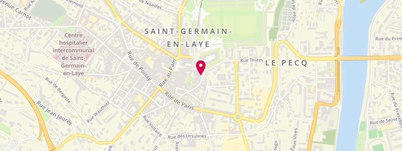 Plan de Civette du Château, 1 Place Andre Malraux, 78100 Saint-Germain-en-Laye