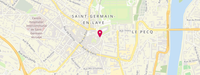 Plan de Le Saint Malo, Bât C 1 Place André Malraux, 78100 Saint-Germain-en-Laye