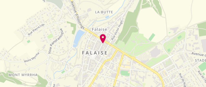 Plan de La Civette à Falaise, 26 place du Dr Paul German, 14700 Falaise