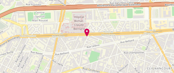 Plan de Le Rallye, 119 Boulevard Ney, 75018 Paris