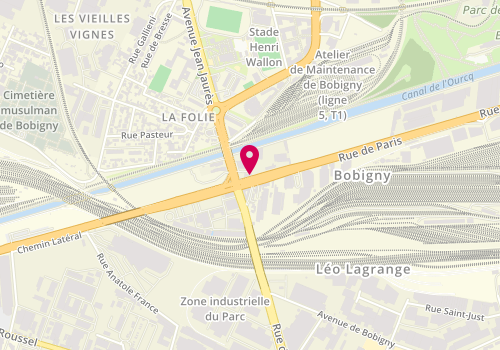 Plan de Le Savoie, 63 Rue de Paris, 93000 Bobigny