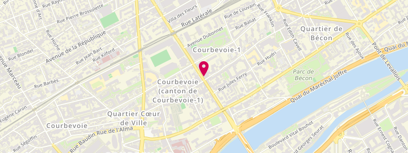Plan de Le Saint Claude, 42 Boulevard de Verdun, 92400 Courbevoie