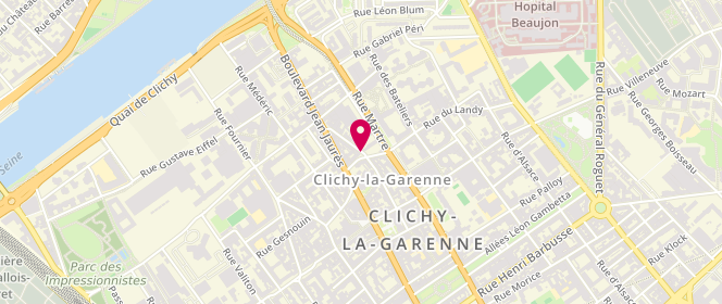 Plan de Le Rallye, 5 Rue du Landy, 92110 Clichy