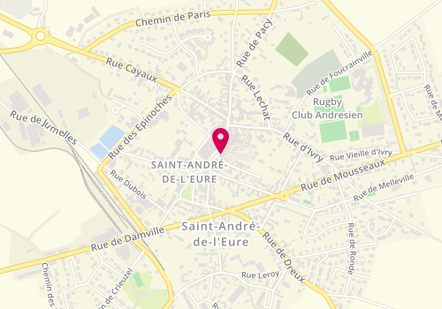 Plan de Café de la Halle, 44 Rue du Chanoine Boulogne, 27220 Saint-André-de-l'Eure