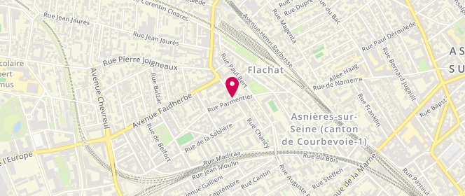 Plan de Le Flachat, 26 Rue Parmentier, 92600 Asnières-sur-Seine