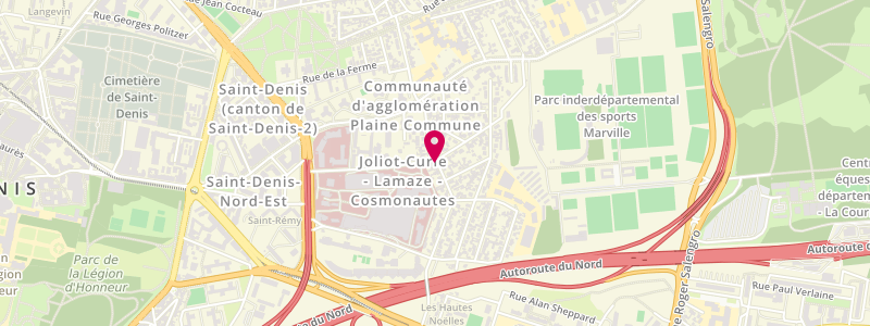 Plan de Le Champs de Courses, 29 Rue Diderot, 93200 Saint-Denis