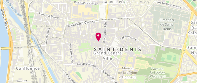 Plan de Le Métropole, 32 Rue de la République, 93200 Saint-Denis