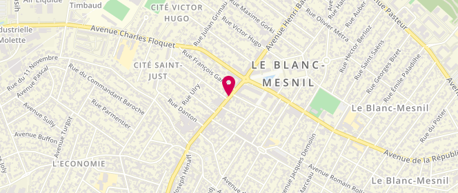 Plan de La Maison de la Presse, 33 Bis avenue Henri Barbusse, 93150 Le Blanc-Mesnil