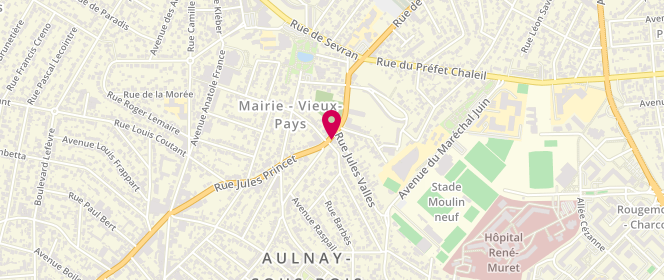 Plan de CHEN David, 42 Rue Jules Princet, 93600 Aulnay-sous-Bois