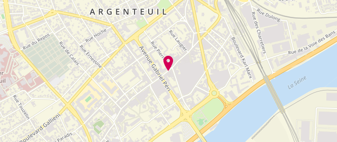Plan de La Divette, 61 Rue Paul Vaillant Couturier, 95100 Argenteuil