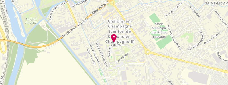 Plan de LAURENT Pascal, 16 Rue du Général Giraud, 51000 Châlons-en-Champagne